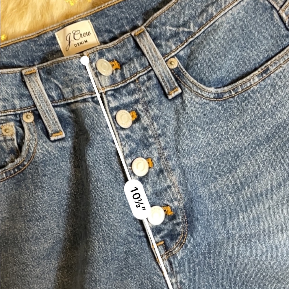 J. Crew 9” Billie Demi boot crop button fly jeans - Picture 6 of 7